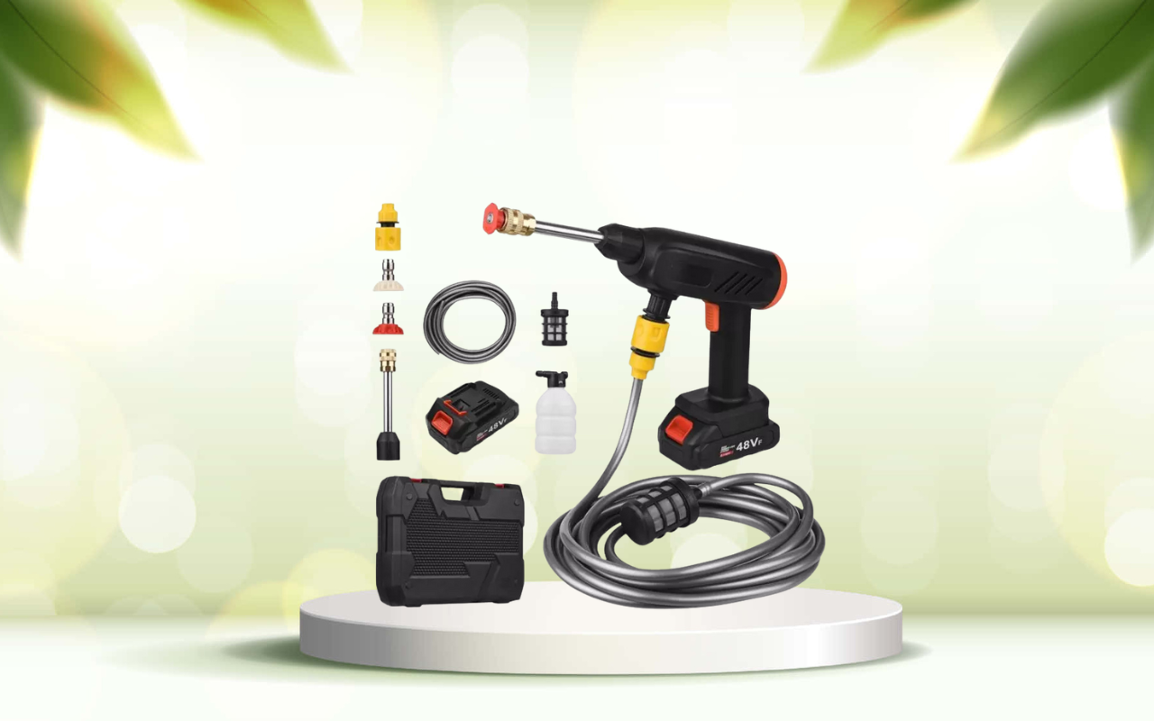 Scopri la pistola idropulitrice portatile: pulizia professionale ovunque tu sia